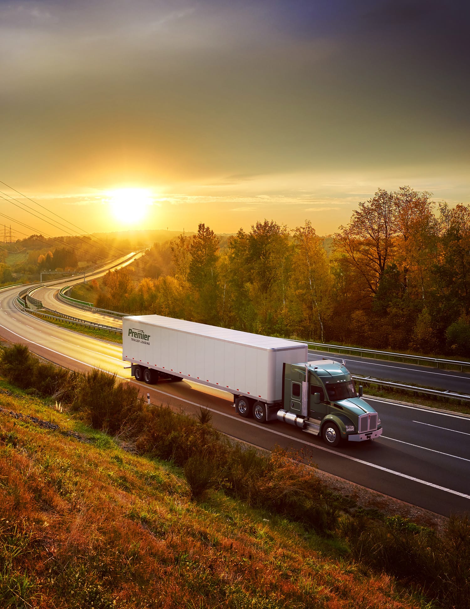 Premier Trailer Leasing Trailer